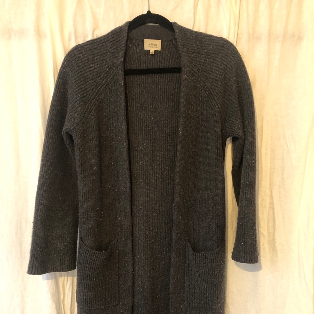 Aritzia all wool super soft cardigan duster